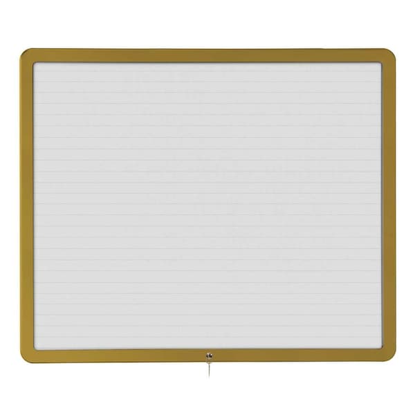 United Visual Products Sliding Door Wood Corkboard, 60"x36", Cher, UV9004OCS-CHERRY-BLACK UV9004OCS-CHERRY-BLACK - main